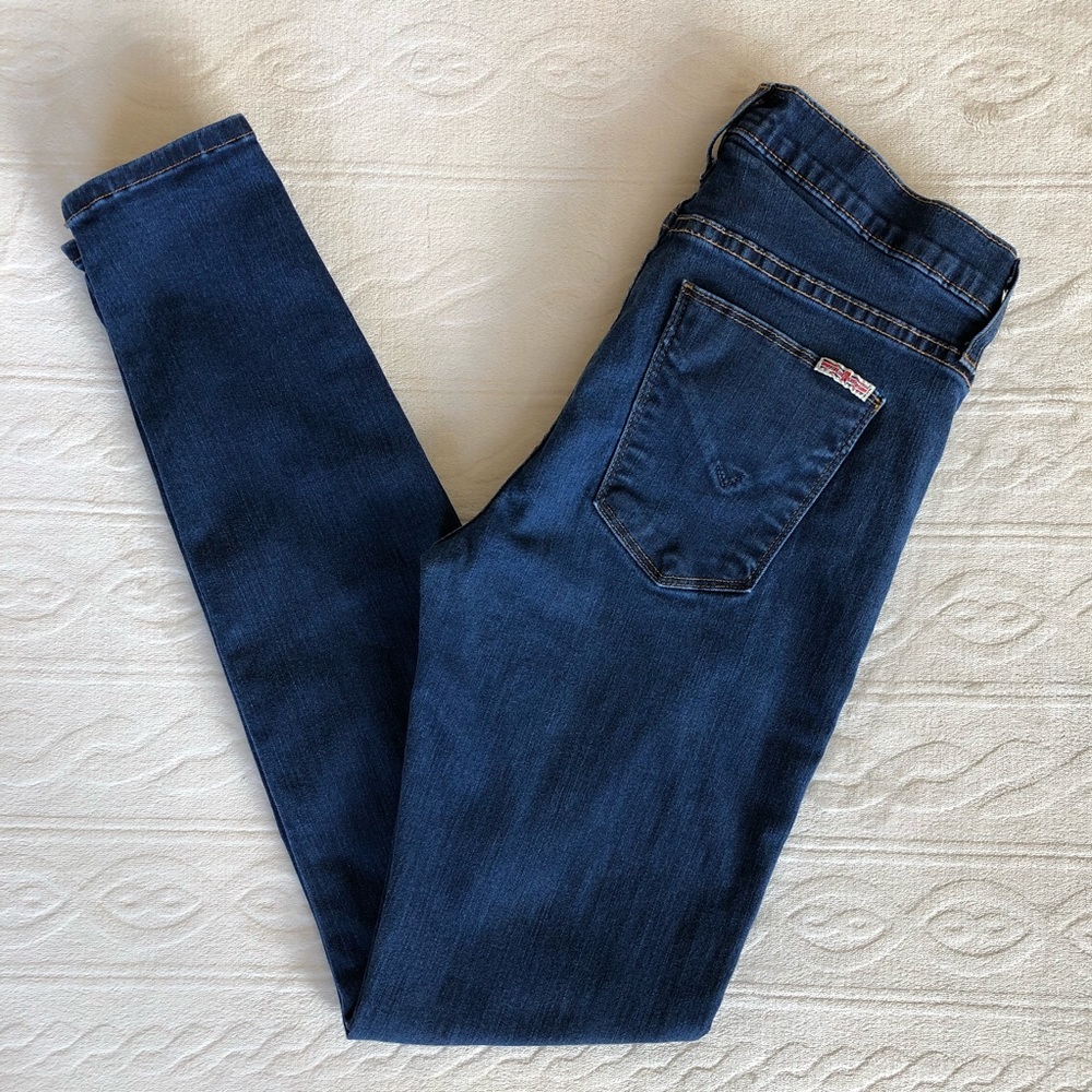 HUDSON Nico Midrise Super Skinny Kona Sz 28 Jeans